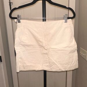 Theory Size 0 Cream Tan Mini Skirt
